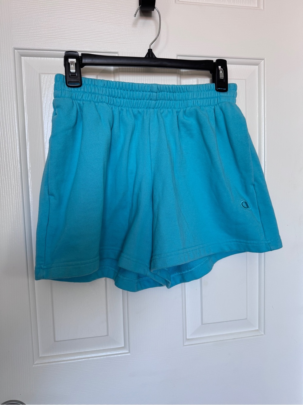 Champion Teal Elastic Waist Athletic Shorts for Women